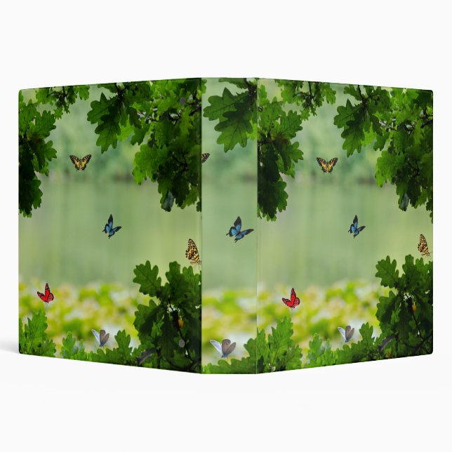 Enchanted Butterfly Forest Binder (Background)