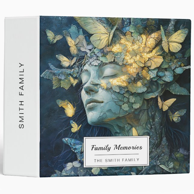 Enchanted Butterfly Forest Goddess (4) Binder (Front/Spine)
