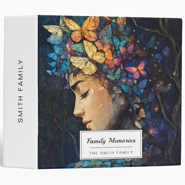 Enchanted Butterfly Forest Goddess (5) Binder (Front/Spine)