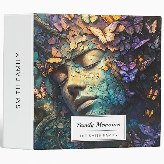 Enchanted Butterfly Forest Goddess (7) Binder (Front/Spine)
