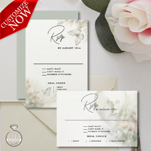 Enchanted Butterfly Garden RSVP Card
