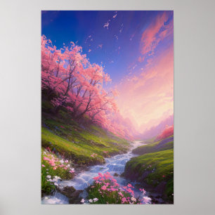 Enchanted Cascades Poster