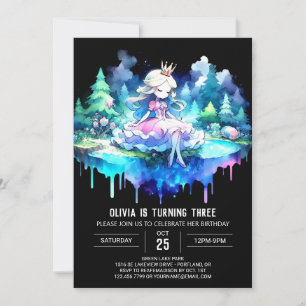 Enchanted Castle Princess Birthday Invitation