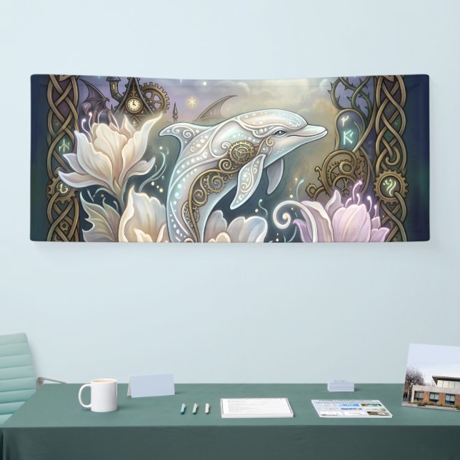 Enchanted Celtic Dolphin Banner (Tradeshow)