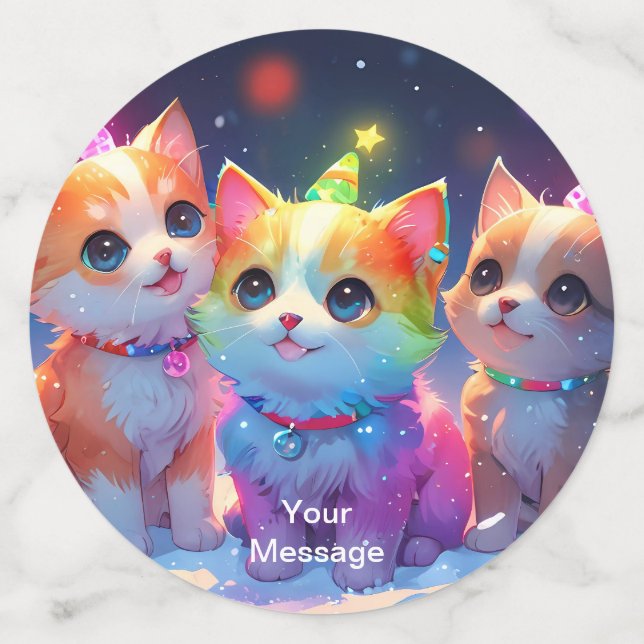 Enchanted Christmas Glow Confetti (Large Back)