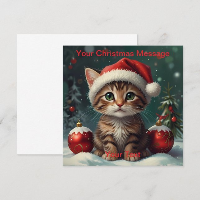 Enchanted Christmas Glow Invitation (Front/Back)