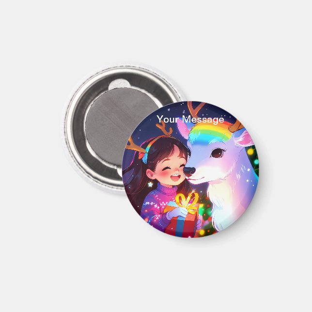 Enchanted Christmas Glow Magnet (Front/Back)