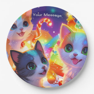 Enchanted Christmas Glow Paper Plate