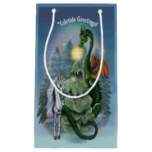 Enchanted Christmas Tree Small Gift Bag
