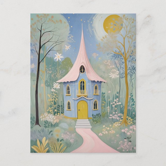 Enchanted Cottage Holiday Postcard (Front)