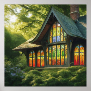 Enchanted Cottage Poster