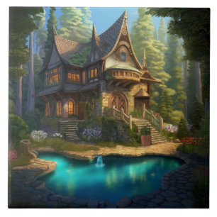 Enchanted Cottage With Swimming Pool Tile