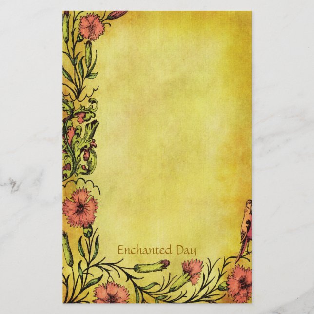 Enchanted Day - Medieval Stationery (Front)