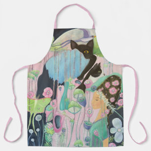 Enchanted Dreams Whimsical Art Apron