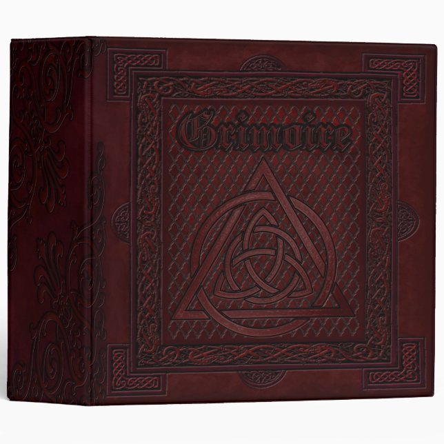 Enchanted Elementals Witches Book Of Shadows Binder (Front/Spine)