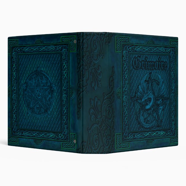 Enchanted Elementals Witches Book Of Shadows Binder (Background)