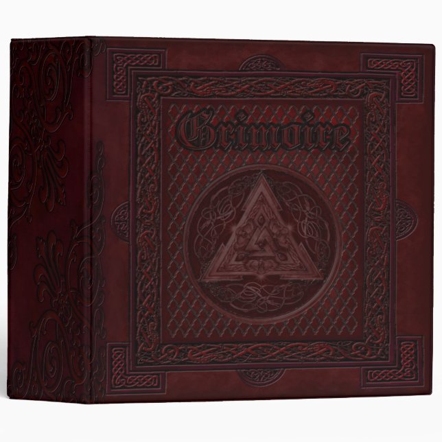 Enchanted Elementals Witches Book Of Shadows Binder (Front/Spine)
