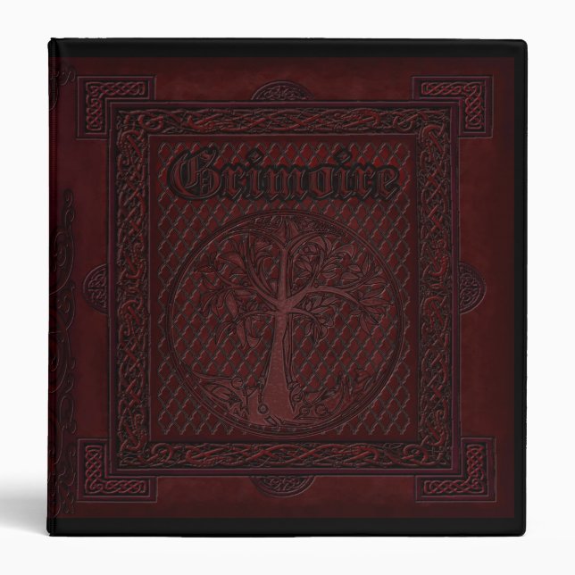 Enchanted Elementals Witches Book Of Shadows Binder (Front)