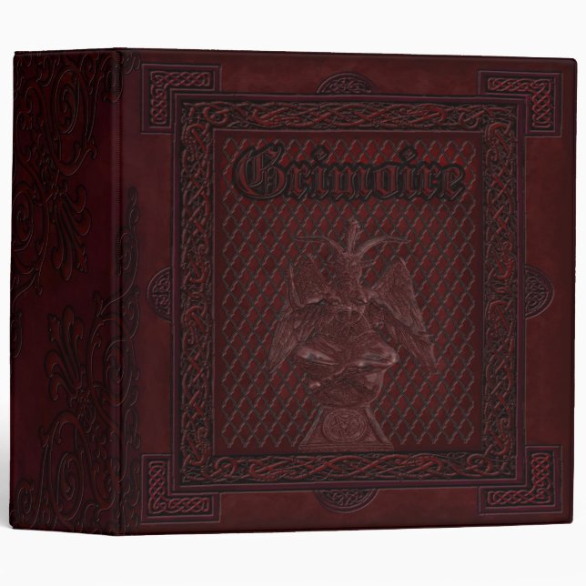 Enchanted Elementals Witches Book Of Shadows Binder (Front/Spine)