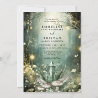 Enchanted Emerald Forest Wedding Magical Crystals