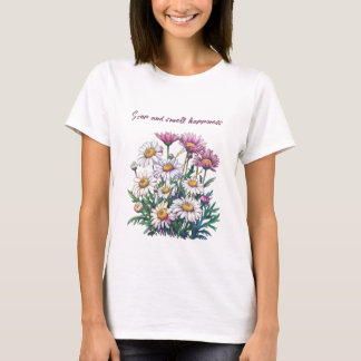 Enchanted ethereal summer flowers T-Shirt