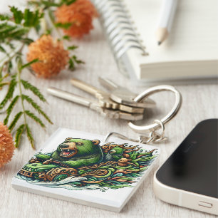 Enchanted Evening of Ale A Leprechauns Toast  Keychain