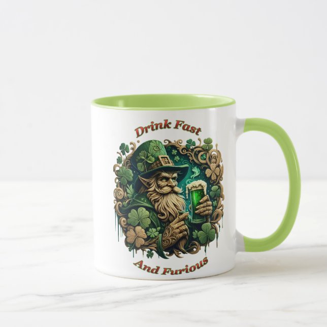 Enchanted Evening of Ale A Leprechauns Toast  Mug (Right)
