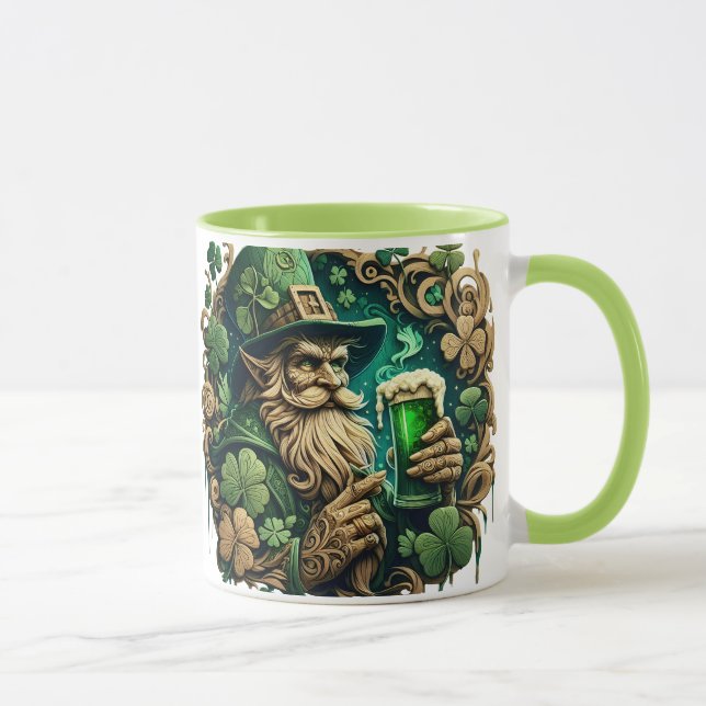 Enchanted Evening of Ale A Leprechauns Toast  Mug (Right)