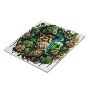 Enchanted Evening of Ale A Leprechauns Toast Tile