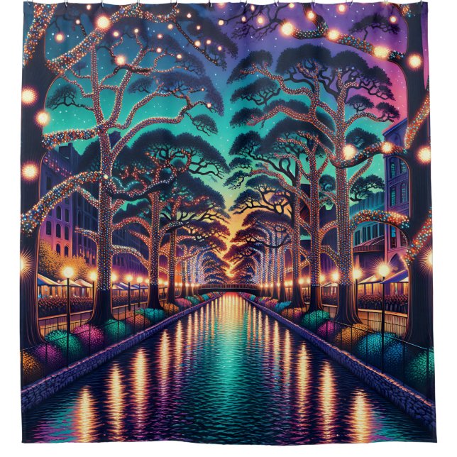 "Enchanted Evening Stroll: San Antonio Riverwalk" (Front)