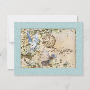 Enchanted Faeries Fairies Floral Vintage Weddings Invitation