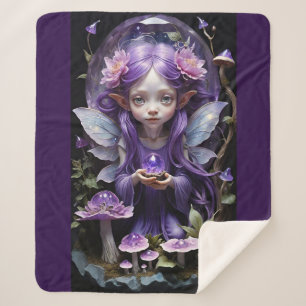 Enchanted Fairies V1 Sherpa Blanket