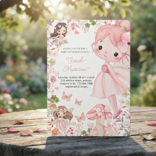 Enchanted Fairy Baby Shower Invitation