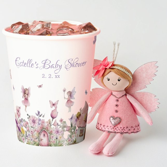Enchanted Fairy Baby Shower Paper Cups (Creator Uploaded)