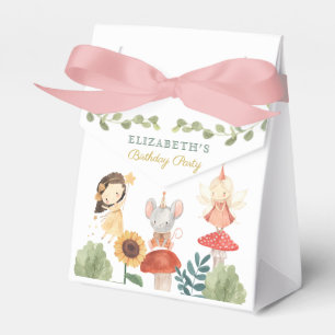 Enchanted Fairy Birthday Mushroom Favor Box