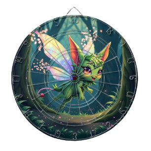 Enchanted Fairy Critter – Magical Forest Sprite  Dartboard