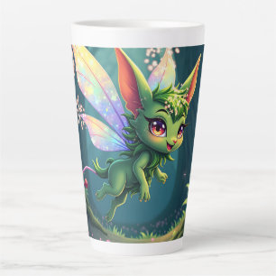 Enchanted Fairy Critter – Magical Forest Sprite  Latte Mug