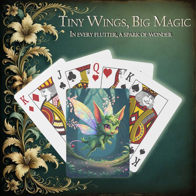 Enchanted Fairy Critter – Magical Forest Sprite  Playing Cards (Creator Uploaded)