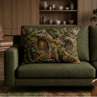 Enchanted Fairy Door 16x12 Accent Pillow