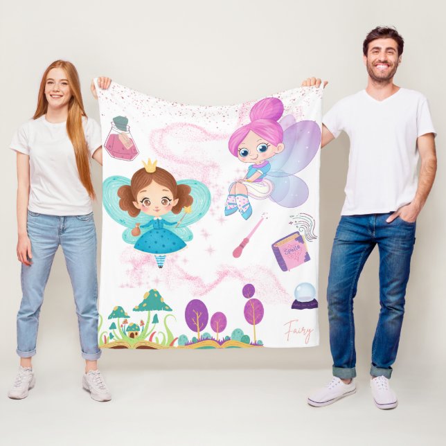 Enchanted Fairy Fleece Blanket (In Situ)