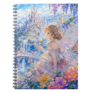 Enchanted Fairy Garden Spiral Notebook