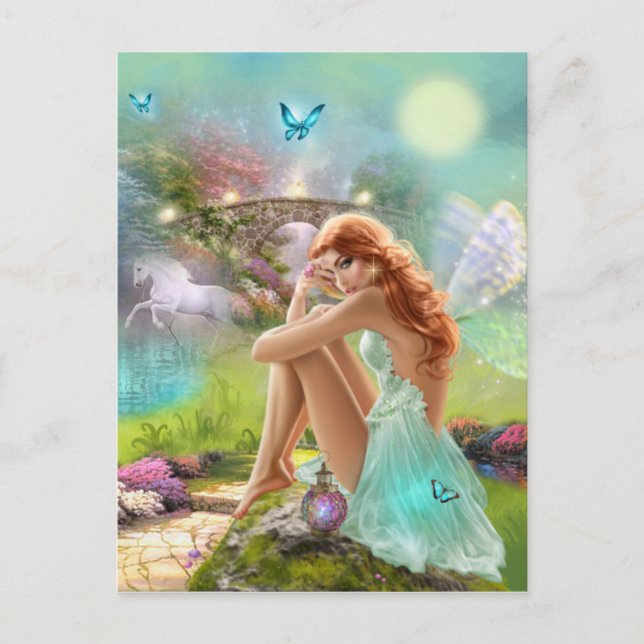 Enchanted Fairy Gardens Postcard (Front)