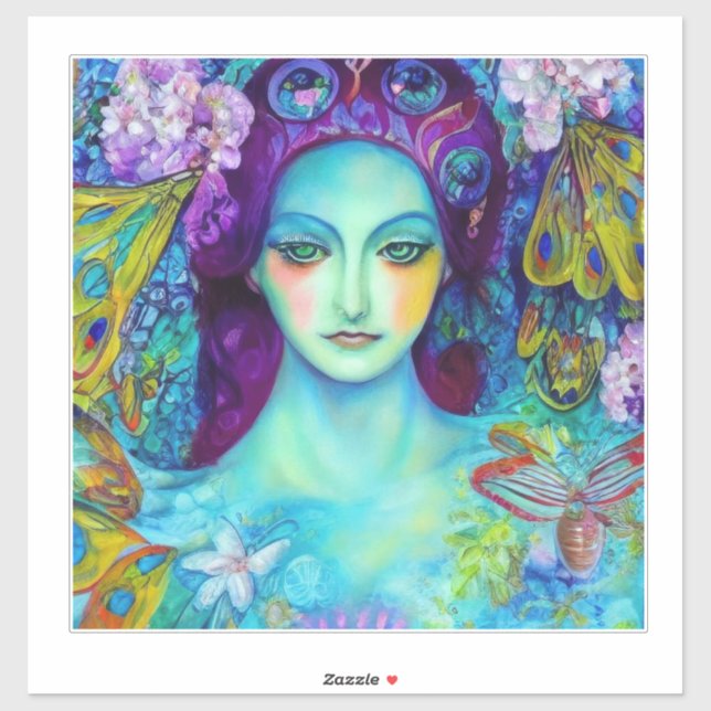 Enchanted Fairy Queen with Butterflies (Sheet)