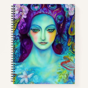 Enchanted Fairy Queen with Butterflies Notebook