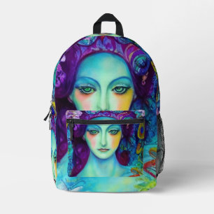Enchanted Fairy Queen with Butterflies Printed Backpack