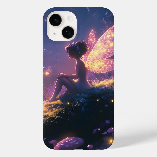 Enchanted Fairy Sitting in a Magical Forest Case-Mate iPhone Case (Back)