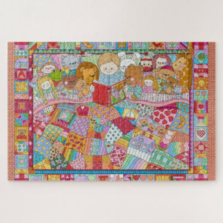 Enchanted Fairy Tale Kaleidoscope Quilt jigsaw Puzzle