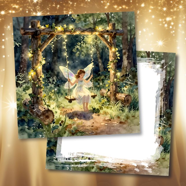 Enchanted Fairy Themed Girl's Birthday Card (Creator Uploaded)