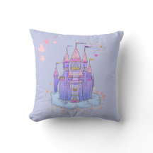 Enchanted Fairytale Castle Pillow