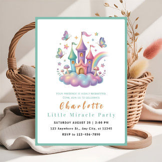 Enchanted Fairytale Princess Celebration Invitation